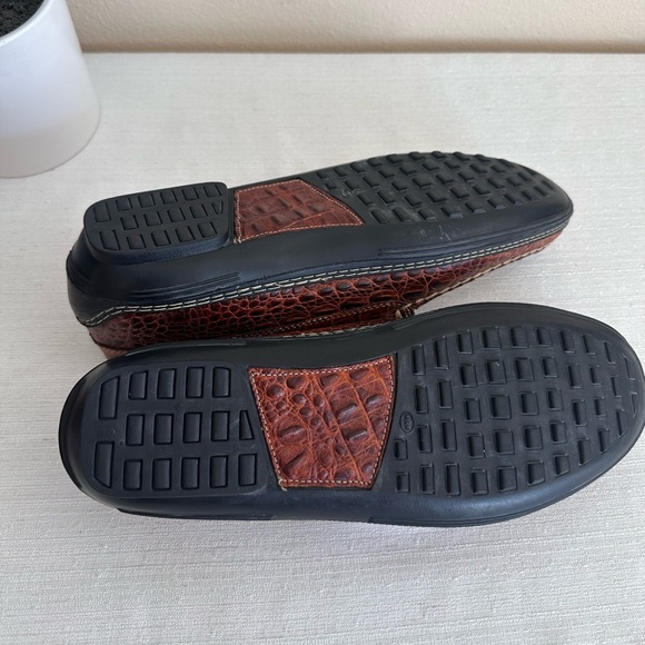 T.B. Phelps Brown Crick Leather Classic Loafers Men’s 9M - Picture 13 of 15